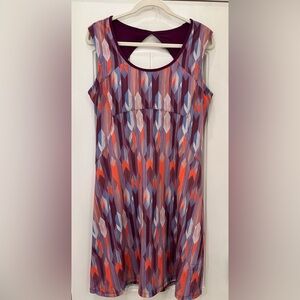 prAna Calico Athletic Dress Grapevine Gemstone M